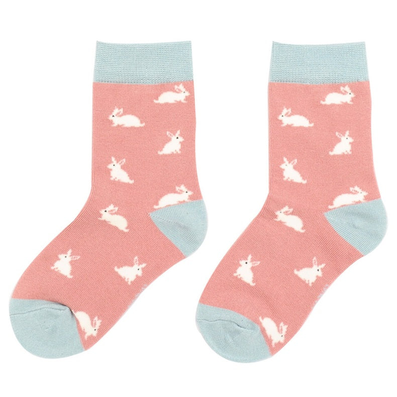 Girls Little Rabbits Dusky Pink