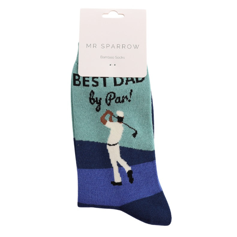 Mr Sparrow Best Dad Golfer Navy