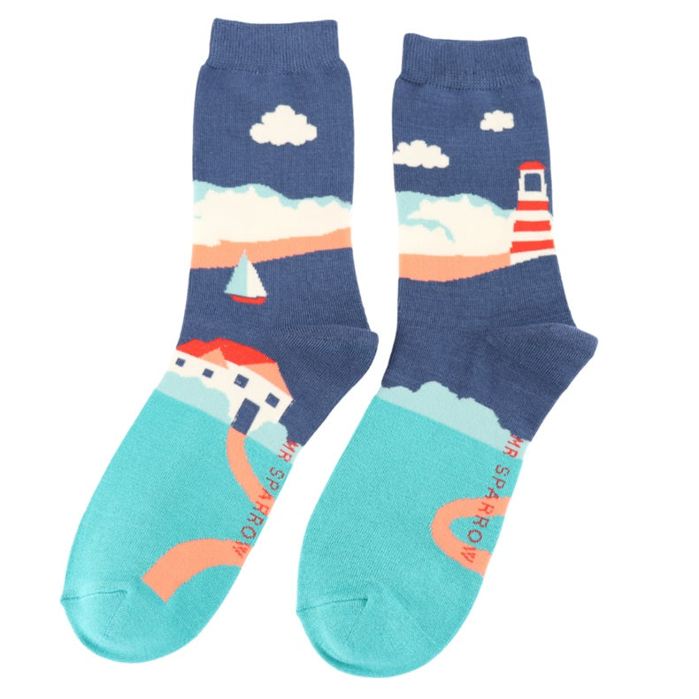 Mr Sparrow Seascape Navy