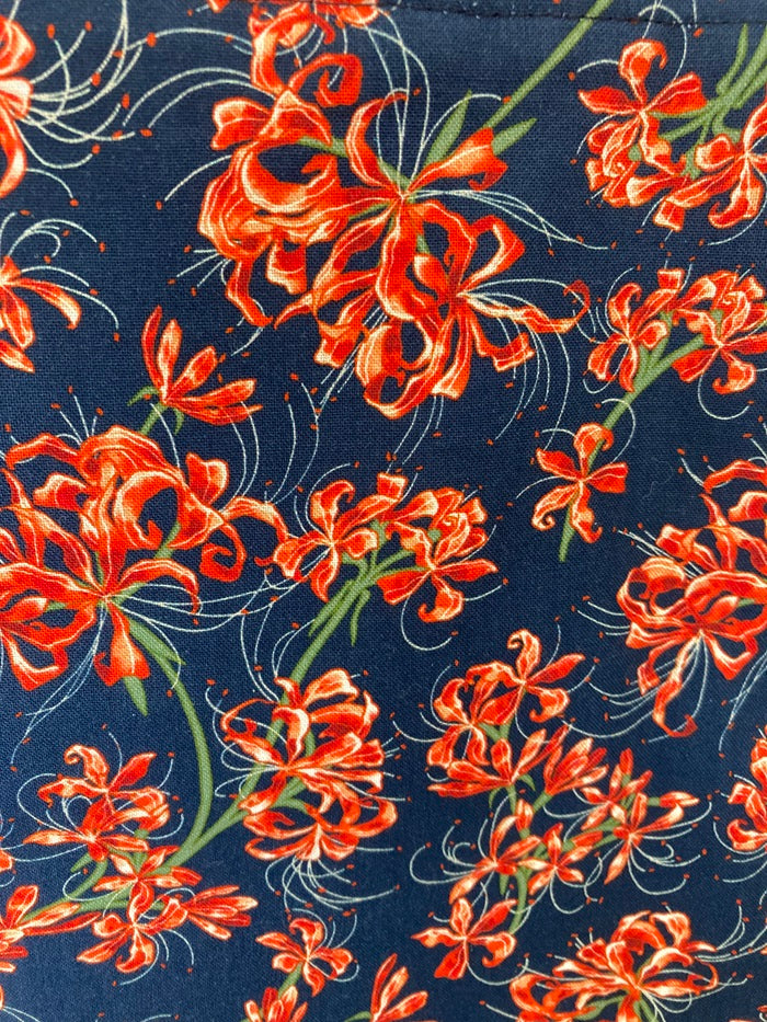 Korean Heritage Cotton Bag (Red flower)