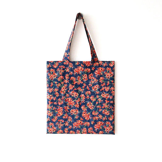 Korean Heritage Cotton Bag (Red flower)
